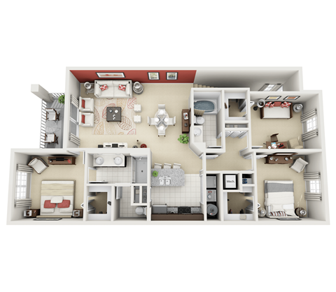 5401 Wiles Road 1-3 Beds Apartment for Rent - Photo Gallery 56